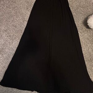 Chic Black Maxi Skirt